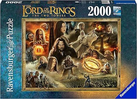 RAVENSBURGER - THE LORD OF THE RINGS THE TWO TOWERS 2000 PIECE PUZZLE - Toyworld Frankston