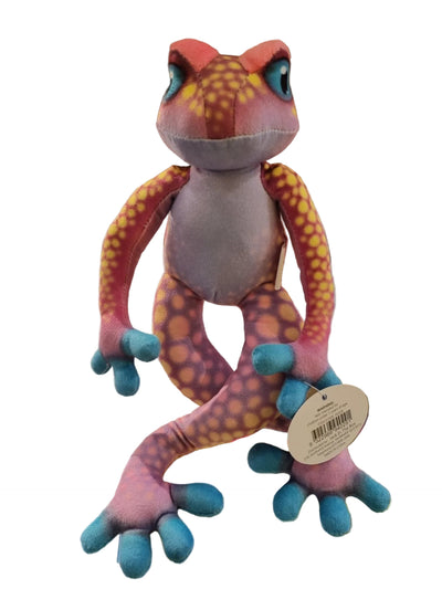 SNUGGLE BUDDIES TREE FROG 30CM - PINK YELLOW