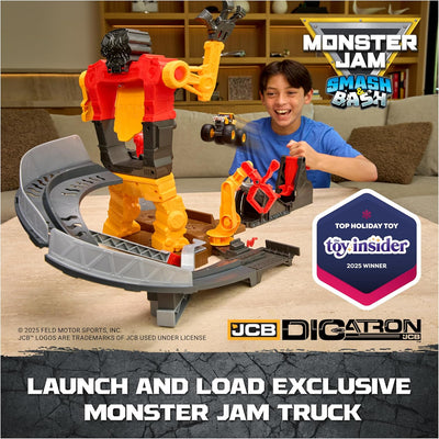 MONSTER JAM 1:64 SMASH AND BASH - SMASHBOT PLAYSET - Toyworld Frankston