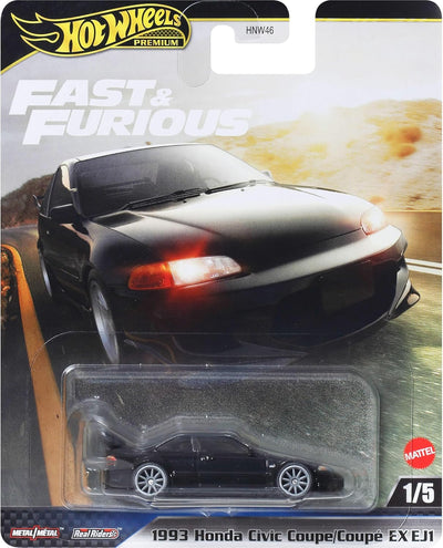 HOT WHEELS PREMIUM FAST & FURIOUS - 1993 HONDA CIVIC COUPE EX EJ1