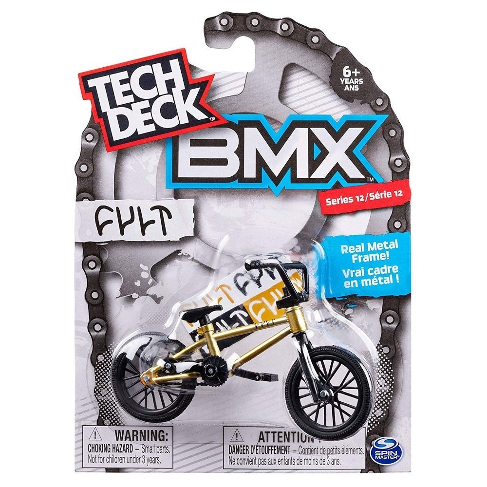 TECH DECK BMX SINGLE PACK - CULT GOLD - Toyworld Frankston