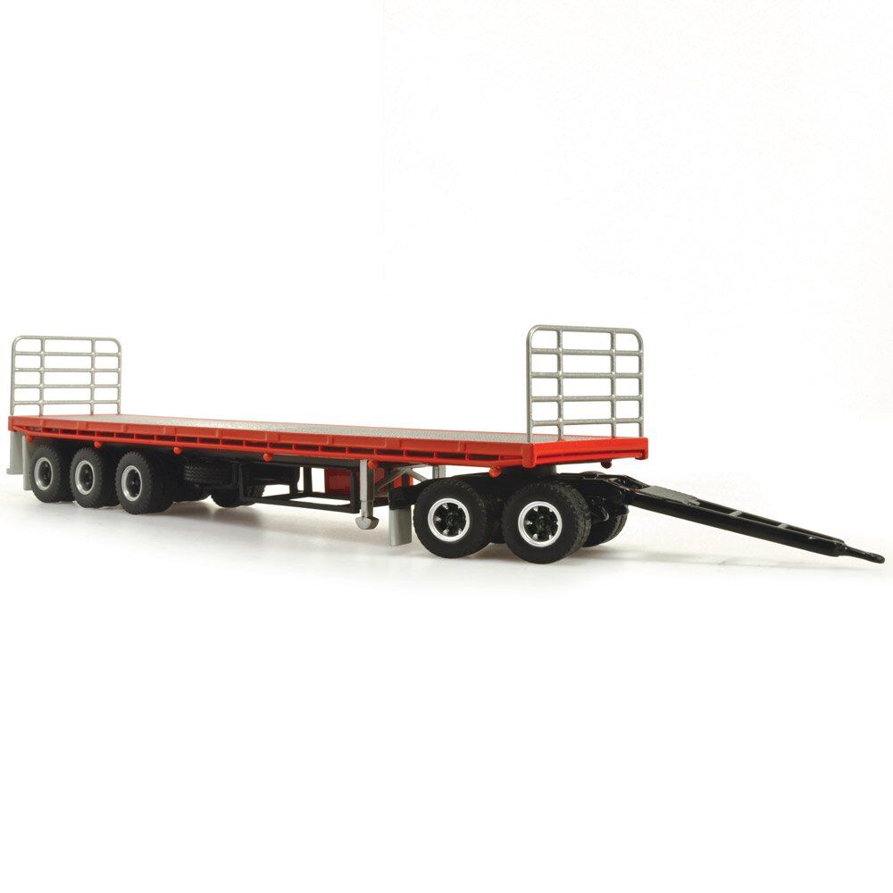 HIGHWAY REPLICAS 1:64 FLAT DECK TRAILER & DOLLY - BRAMBLES MANFORD - Toyworld Frankston