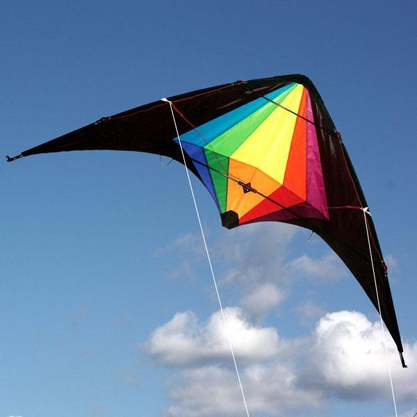 OCEAN BREEZE BLACK WIDOW STUNT KITE - Toyworld Frankston