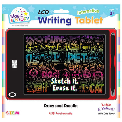 MAGIC SENSORY - 8.5 INCH INTERACTIVE TABLET RED - Toyworld Frankston
