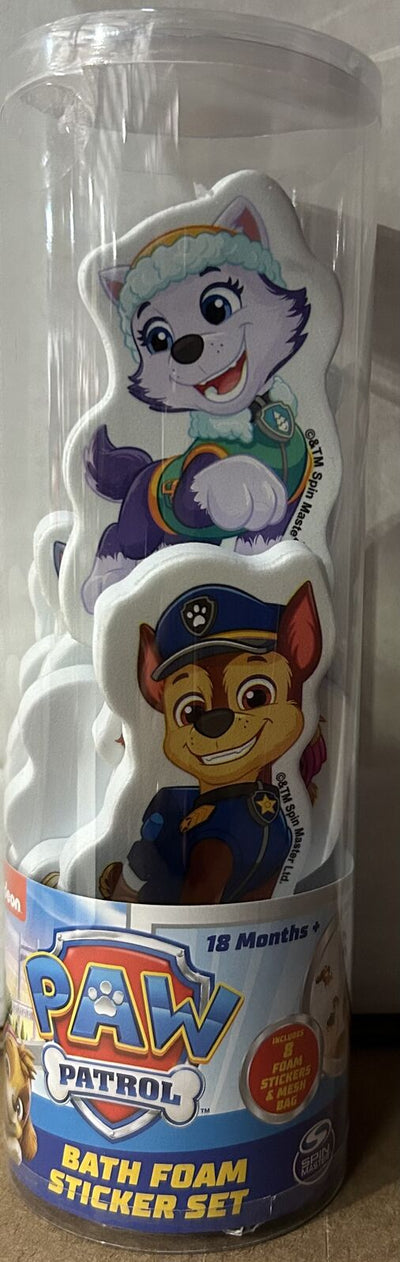 PAW PATROL BATH FOAM STICKER SET - Toyworld Frankston