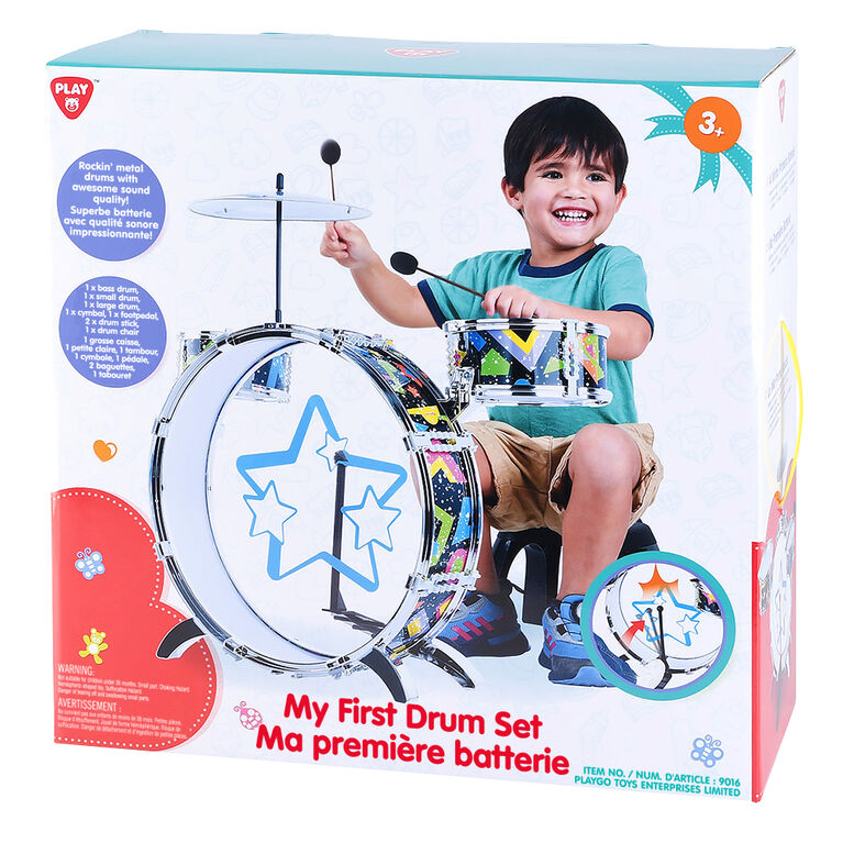 PLAYGO MY 1ST DRUM SET 8PC - Toyworld Frankston