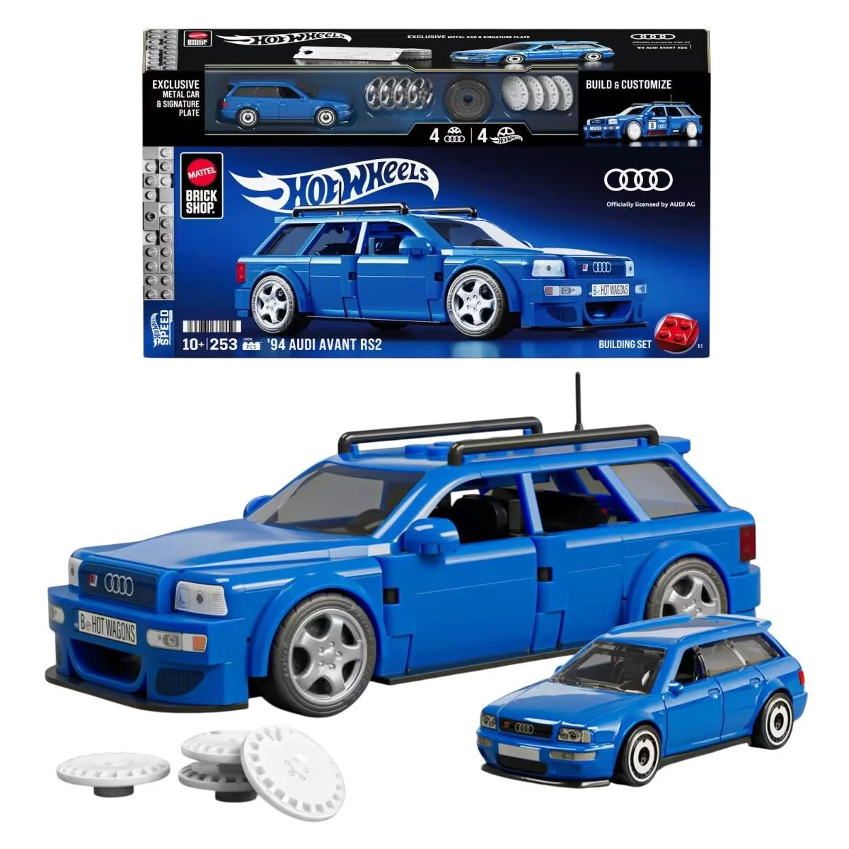 HOT WHEELS BRICK SHOP - 94' AUDI AVANT RS2 - Toyworld Frankston