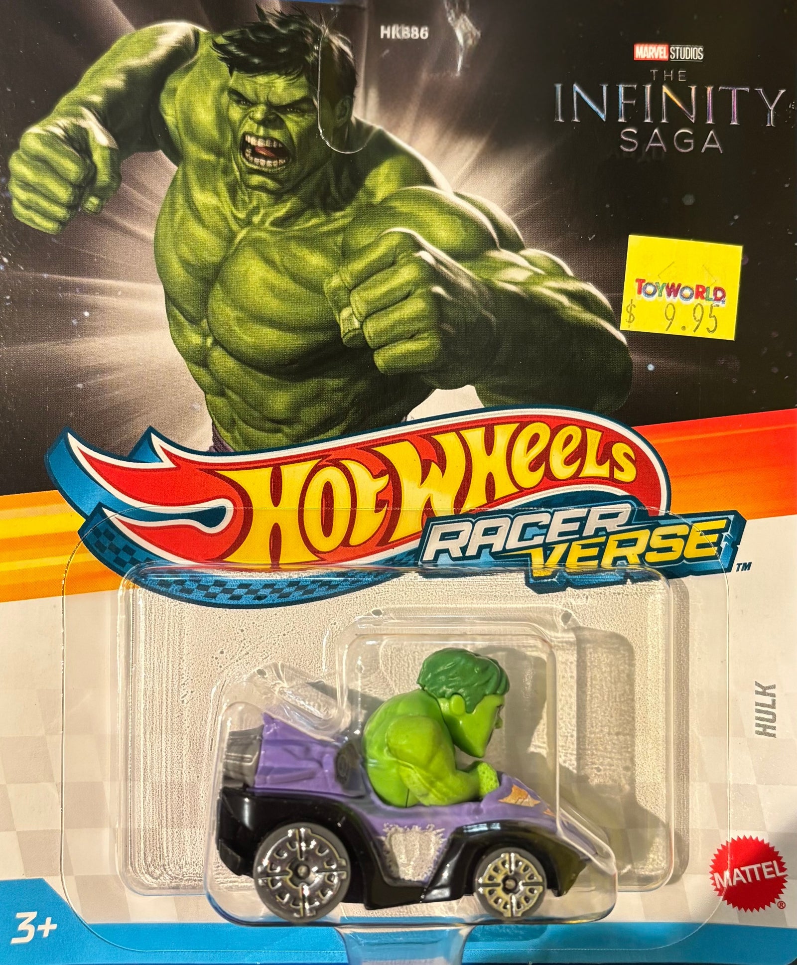 HOT WHEELS RACER VERSE - MARVEL THE INFINITY SAGA - HULK - Toyworld Frankston