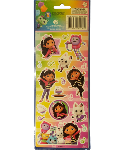 GABBY'S DOLLHOUSE - HOLOGRAPHIC STICKER 3 PACK - Toyworld Frankston