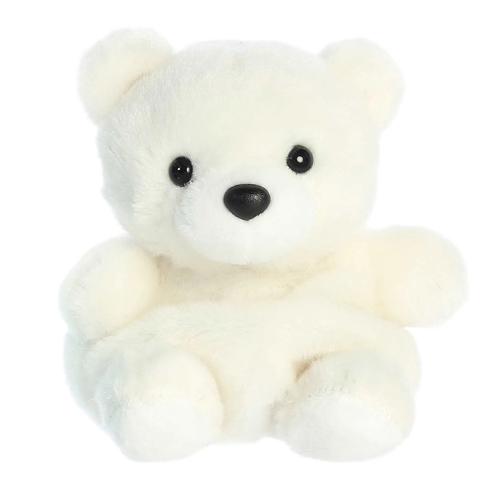 PALM PALS - PUCK POLAR BEAR 5" PLUSH - Toyworld Frankston