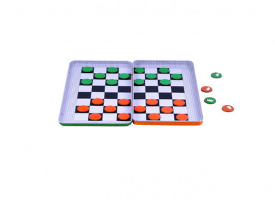 MAGNETIC GAMES TIN CHECKERS - Toyworld Frankston