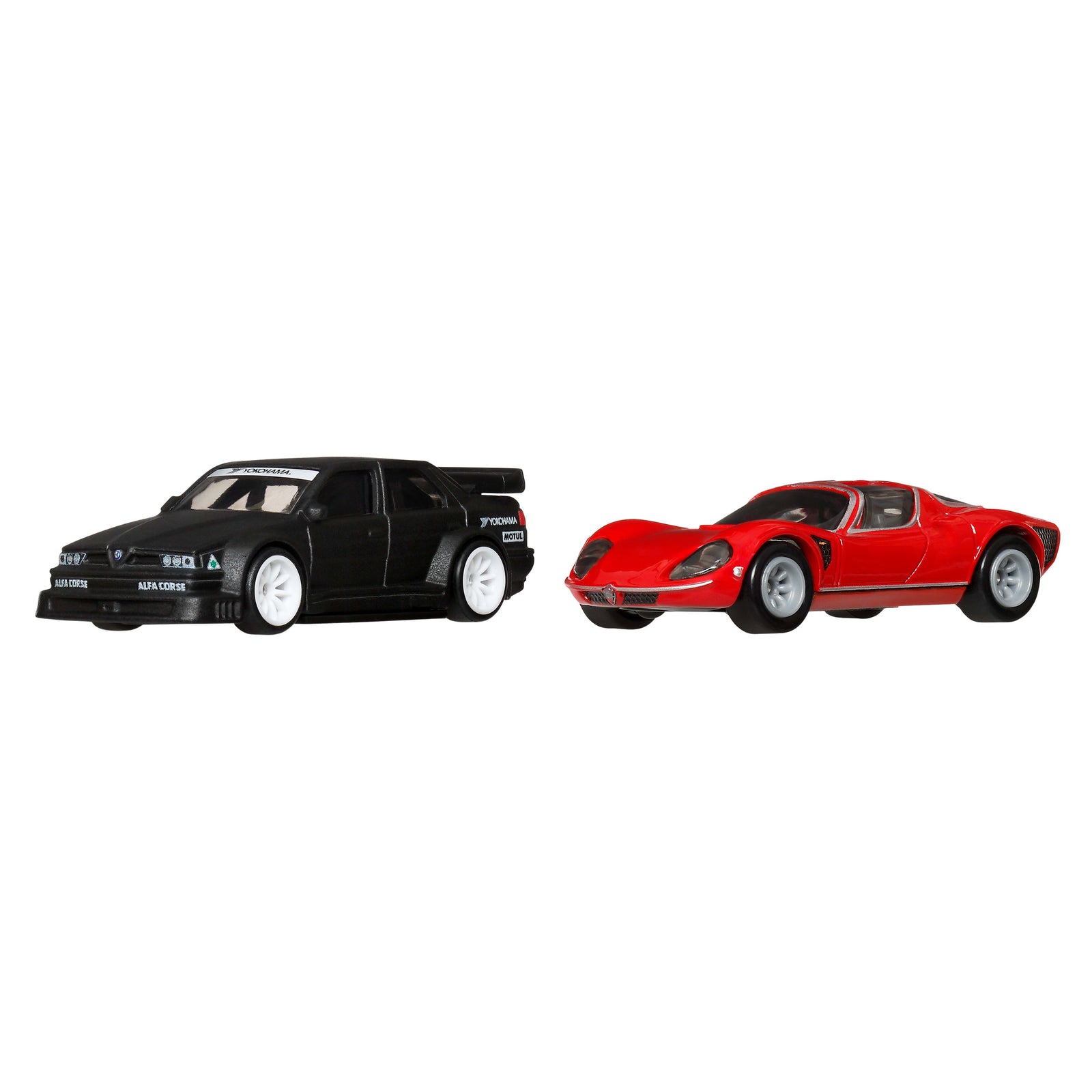 HOT WHEELS PREMIUM 2 PACK - ALFA ROMEO 155 V6 TI / '69 ALFA ROMEO 33 STRADALE