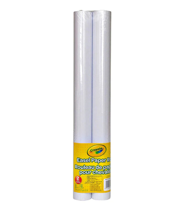 CRAYOLA EASEL REFILL PAPER ROLLS 2 PACK - Toyworld Frankston