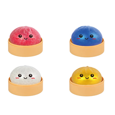 SQUISHY MYSTERY BEAD FILLED 8.5CM DUMPLING ASSORTMENT