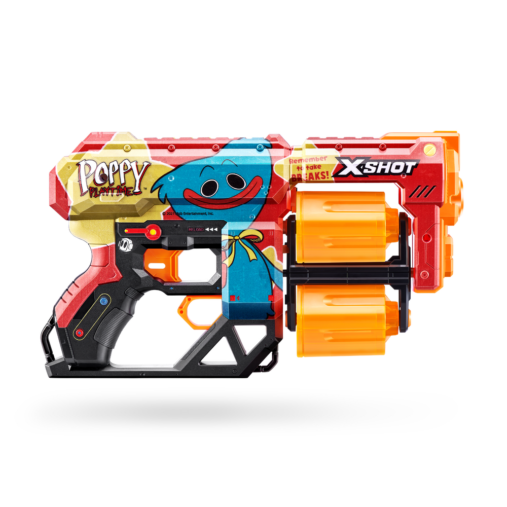 ZURU XSHOT SKINS POPPY PLAYTIME DREAD TIMEOUT - Toyworld Frankston
