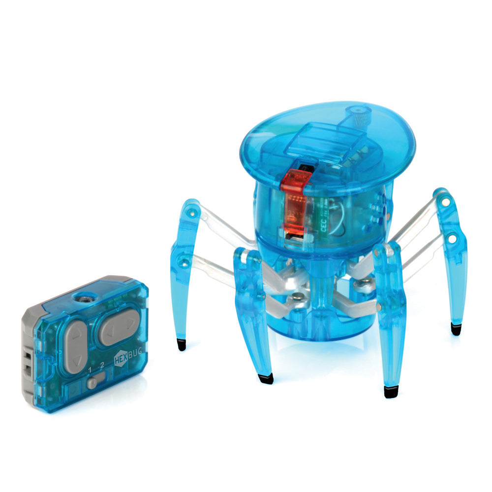 HEX BUG - SPIDER - LIGHT BLUE - Toyworld Frankston
