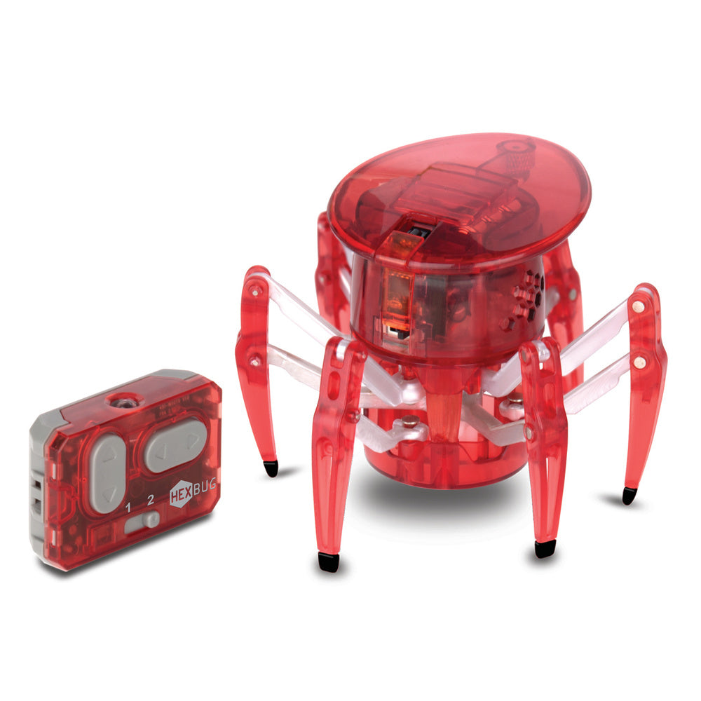 HEX BUG - SPIDER - RED - Toyworld Frankston