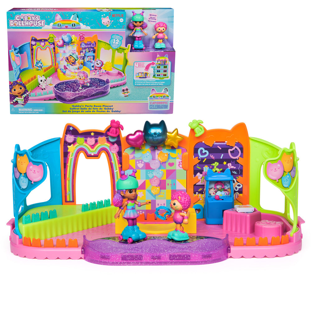 GABBY'S DOLL HOUSE - GABBY'S PARTY ROOM PLAYSET - Toyworld Frankston