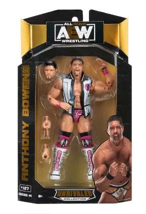 ALL ELITE WRESTLING UNRIVALED #127 ANTHONY BOWENS ACTION FIGURE - Toyworld Frankston