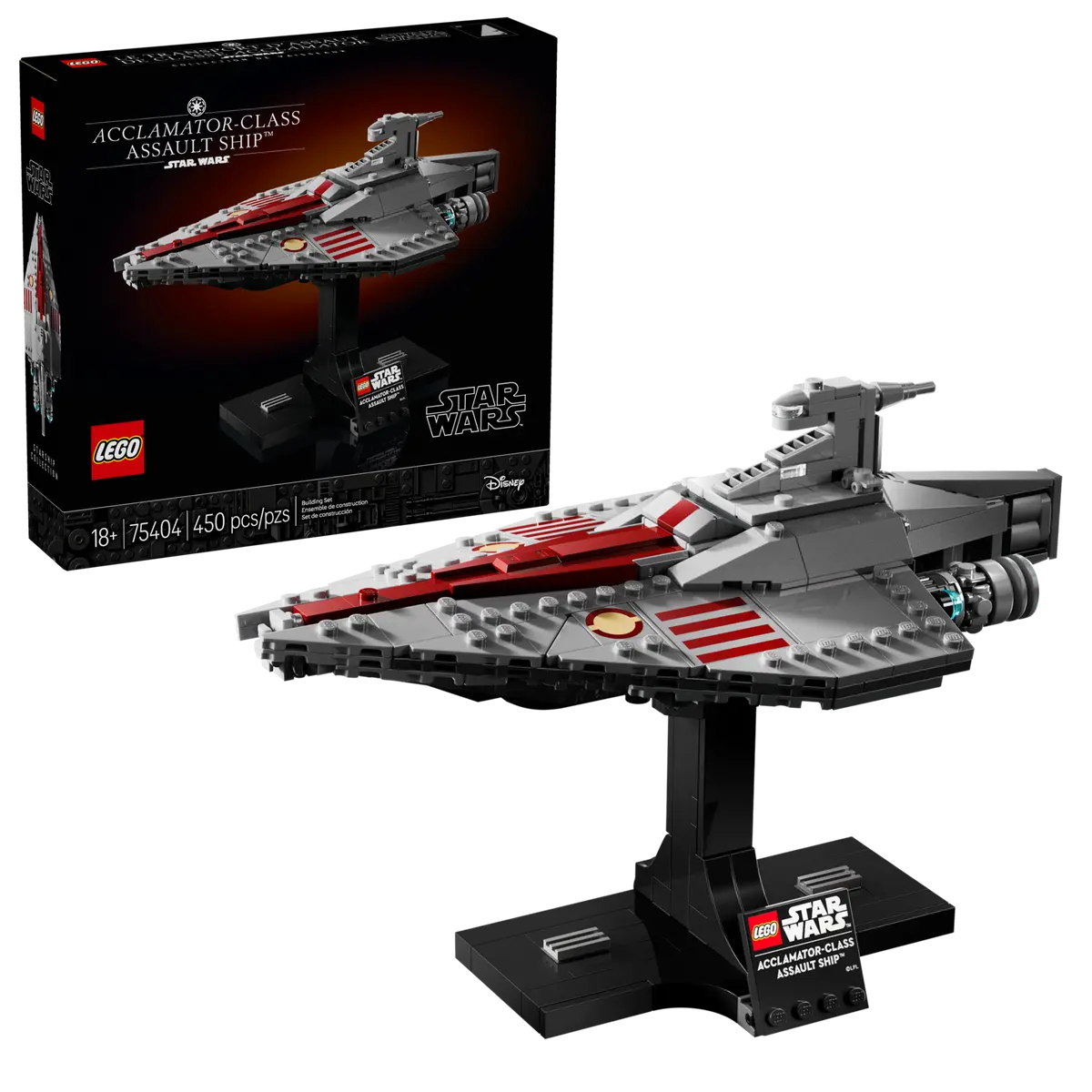LEGO 75404 STAR WARS ACCLAMATOR CLASS ASSAULT SHIP - Toyworld Frankston