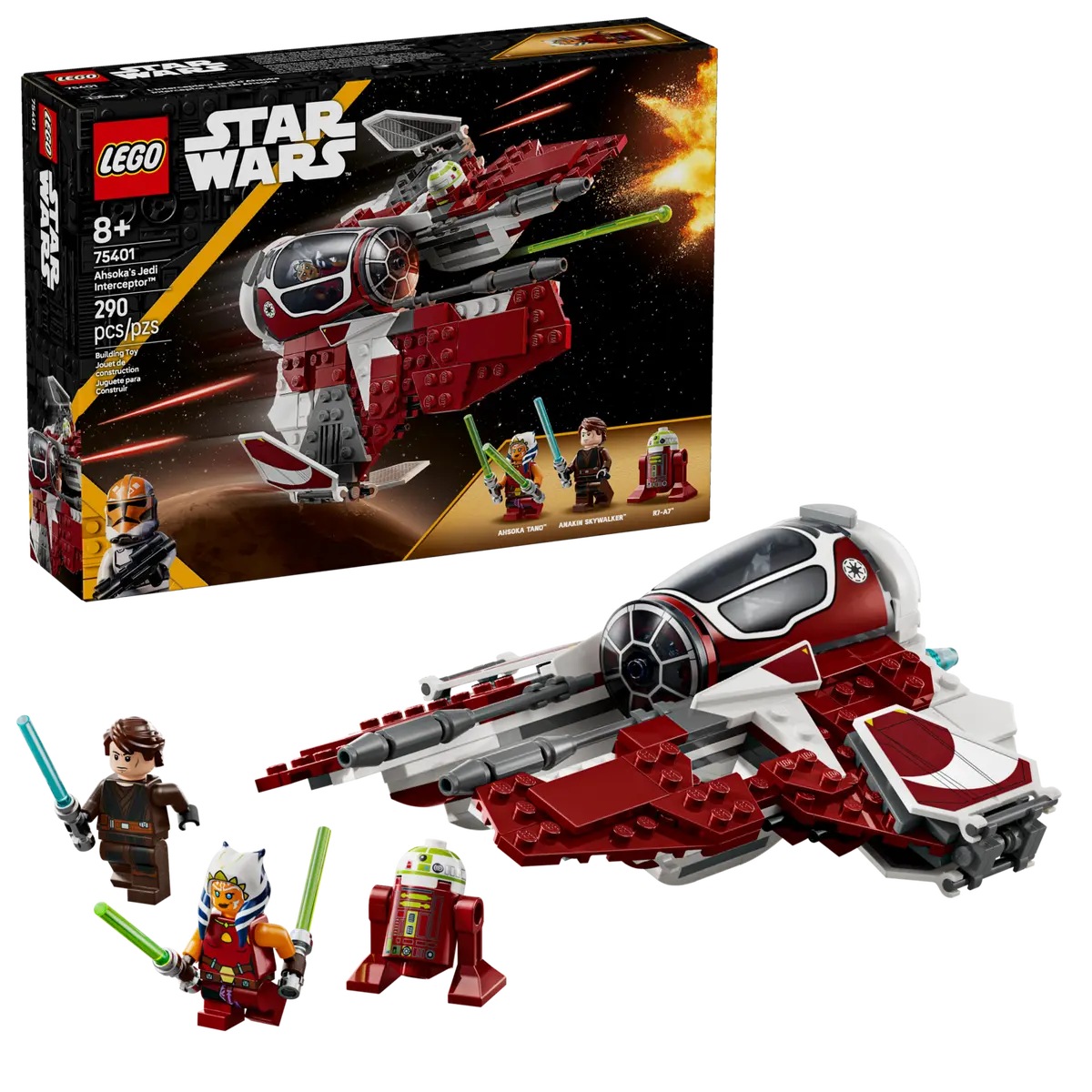 LEGO 75401 STAR WARS AHSOKAS JEDI INTERCEPTOR