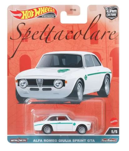 HOT WHEELS - SPETTACOLARE - ALFA ROMEO GIULIA SPRINT GTA - Toyworld Frankston