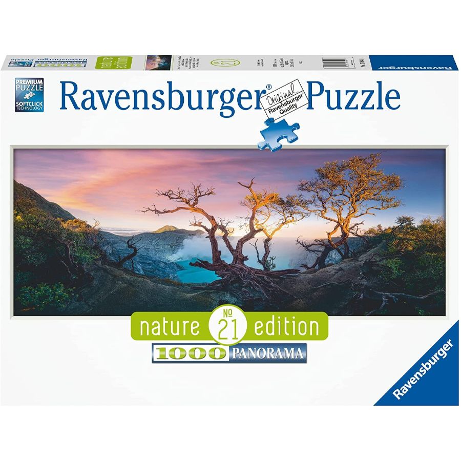 RAVENSBURGER - ACID LAKE AT MOUNT IJEN JAVA 1000 PIECE PUZZLE - Toyworld Frankston