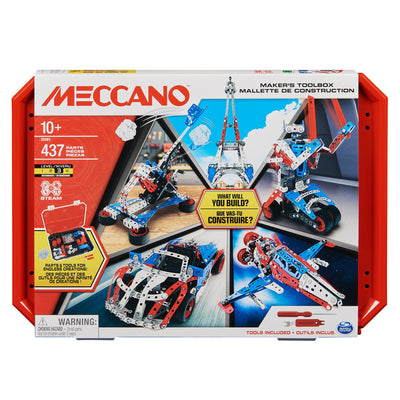 MECCANO MAKER'S TOOLBOX 437 PIECES - Toyworld Frankston