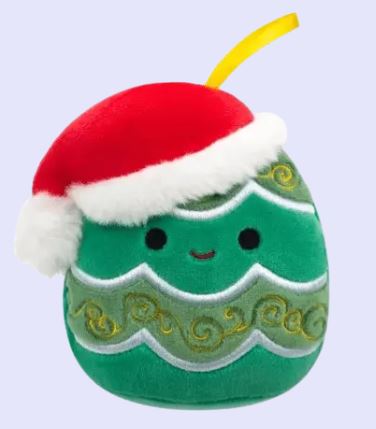 SQUISHMALLOWS - 2024 HOLIDAY ORNAMENTS - ANDY THE CHRISTMAS TREE - Toyworld Frankston