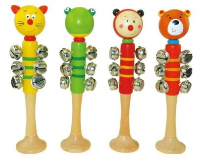 ANIMAL BELL STICK WITH BASE - Toyworld Frankston