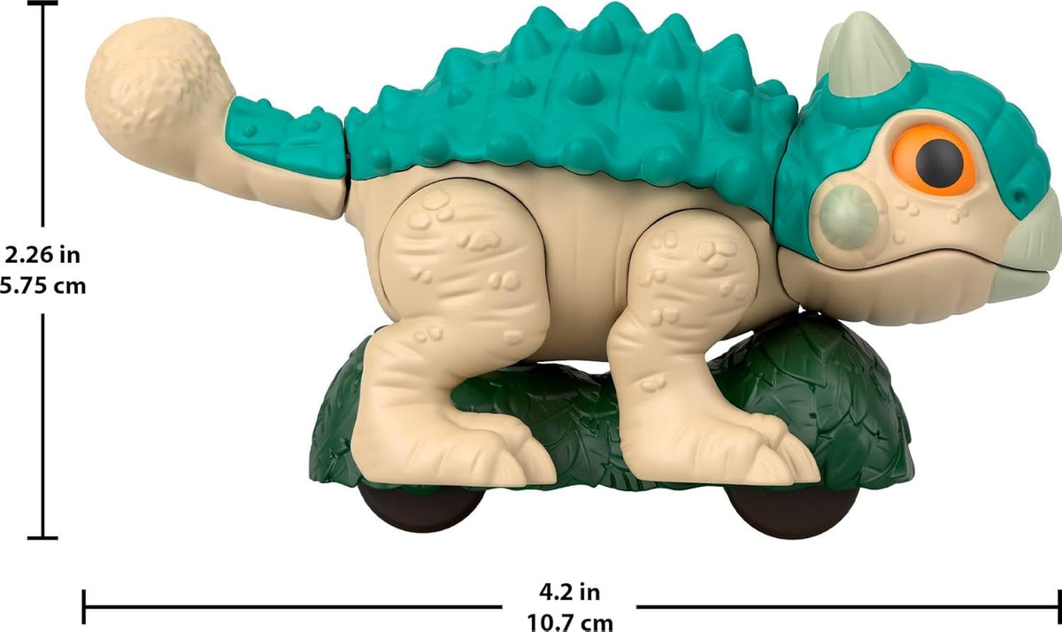 IMAGINEXT JURASSIC WORLD REBIRTH - DINO CHARGER ANKYLOSAURUS