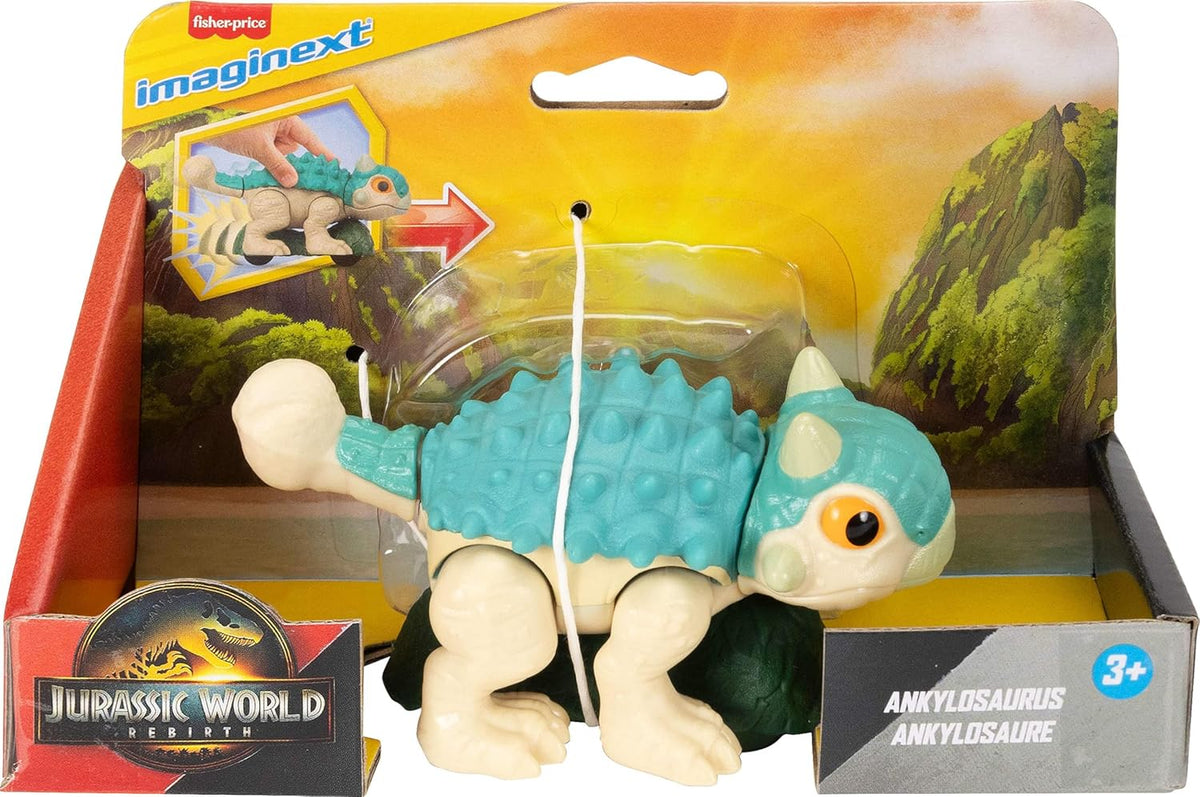 IMAGINEXT JURASSIC WORLD REBIRTH - DINO CHARGER ANKYLOSAURUS