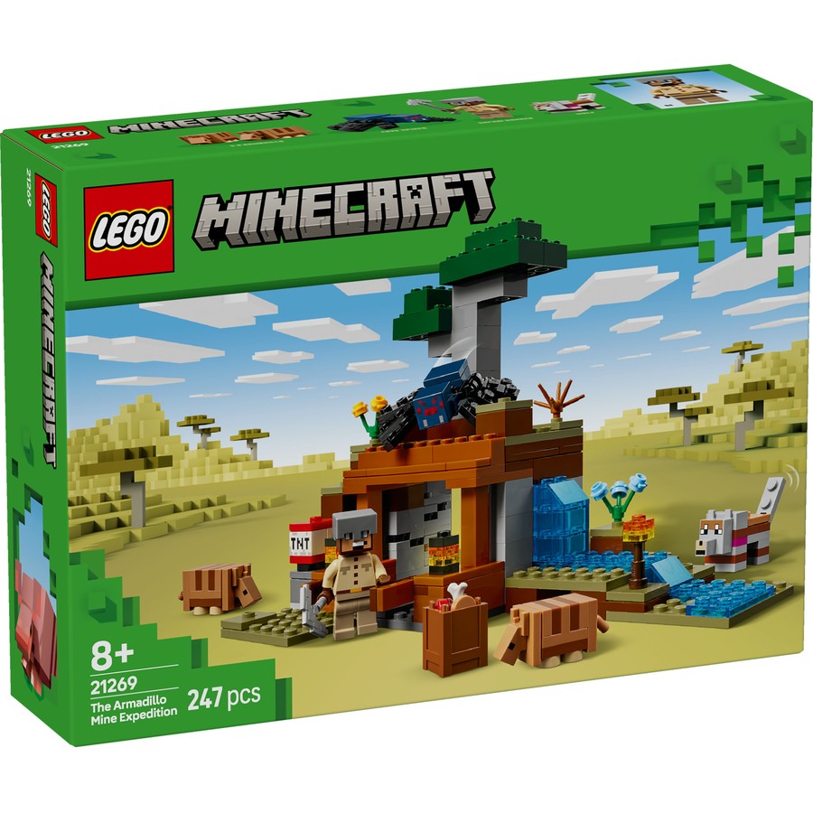 LEGO MINECRAFT 21269 THE ARMADILLO MINE EXPEDITION - Toyworld Frankston
