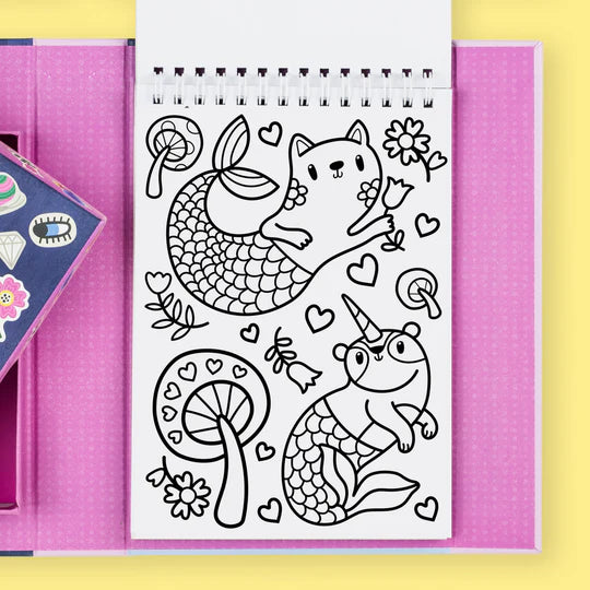 TIGER TRIBE COLOURING SET - MAGICAL CREATURES - Toyworld Frankston