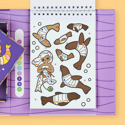 TIGER TRIBE COLOUR BY NUMBERS- MERMAIDS & FRIENDS - Toyworld Frankston