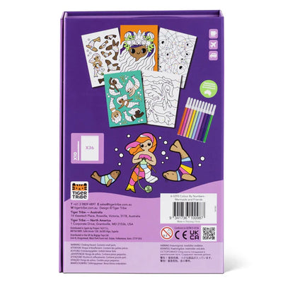 TIGER TRIBE COLOUR BY NUMBERS- MERMAIDS & FRIENDS - Toyworld Frankston