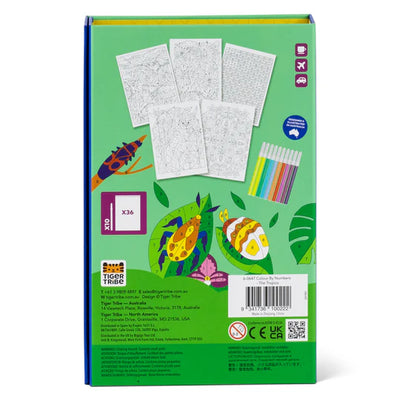 TIGER TRIBE COLOUR BY NUMBER - THE TROPICS - Toyworld Frankston