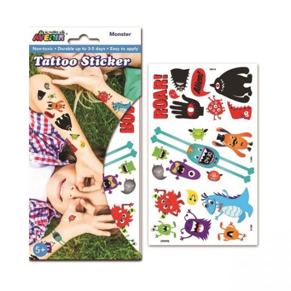 GLITTER TATTOO - MONSTER - Toyworld Frankston