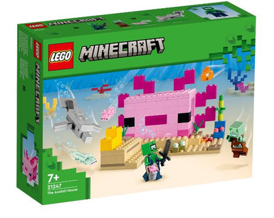 LEGO MINECRAFT 21247 THE AXOLOTL HOUSE - Toyworld Frankston