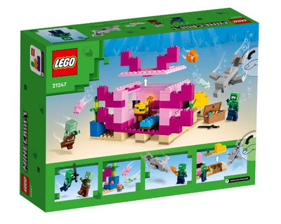 LEGO MINECRAFT 21247 THE AXOLOTL HOUSE - Toyworld Frankston