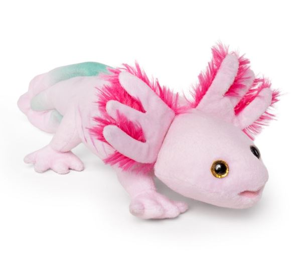 LIVING NATURE - AXOLOTL SMALL PLUSH - Toyworld Frankston
