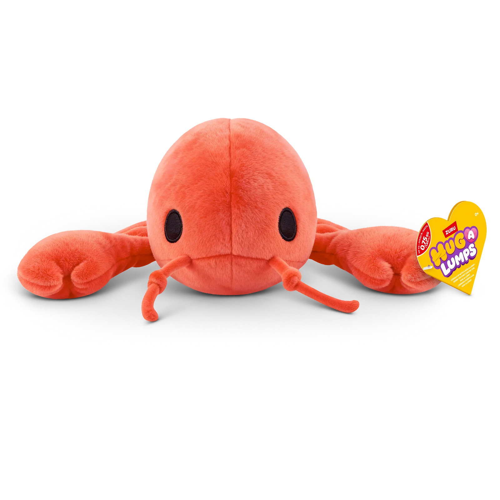 ZURU HUG A LUMPS SERIES 2 SMALL .6KGS - LENNY THE LOBSTER