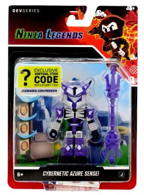 DEVSERIES COLLECTIBLE FIGURE - NINJA LEGENDS - CYBERNETIC AZURE SENSEI - Toyworld Frankston
