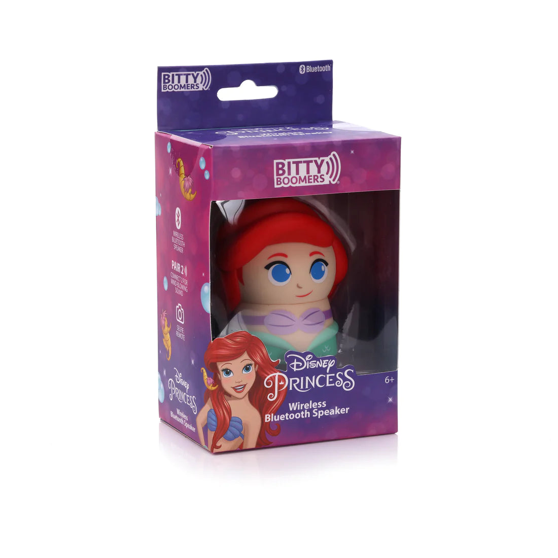 BITTY BOOMERS DISNEY ARIEL BLUETOOTH SPEAKER - Toyworld Frankston