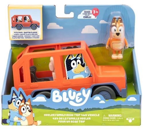 BLUEY - HEELER FAMILY ROAD TRIP 4WD VEHICLE - Toyworld Frankston