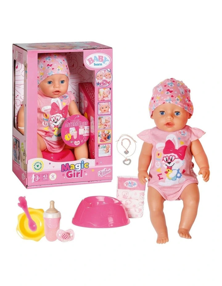BABY BORN MAGIC GIRL DOLL 43CM - Toyworld Frankston