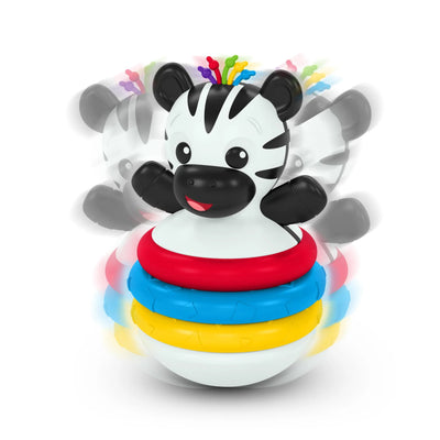 BABY EINSTEIN STACK & WOBBLE ZEN TEETHER TOY - Toyworld Frankston