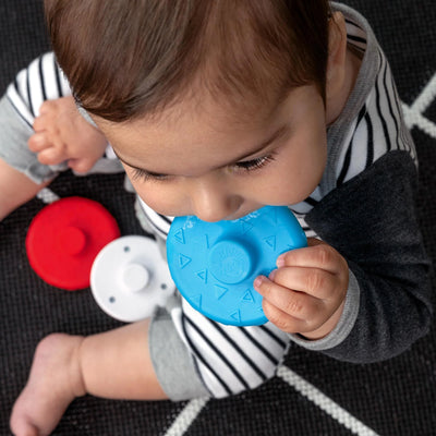 BABY EINSTEIN STACK & WOBBLE ZEN TEETHER TOY - Toyworld Frankston