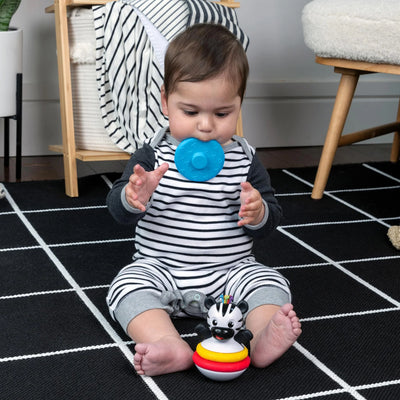 BABY EINSTEIN STACK & WOBBLE ZEN TEETHER TOY - Toyworld Frankston