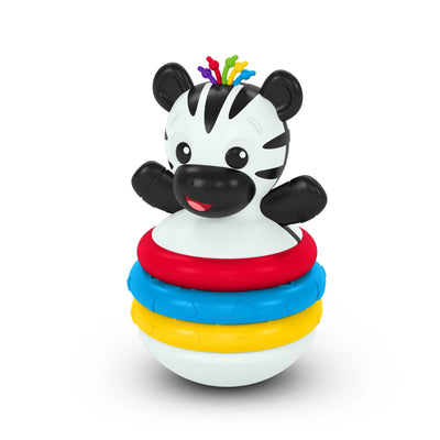 BABY EINSTEIN STACK & WOBBLE ZEN TEETHER TOY - Toyworld Frankston